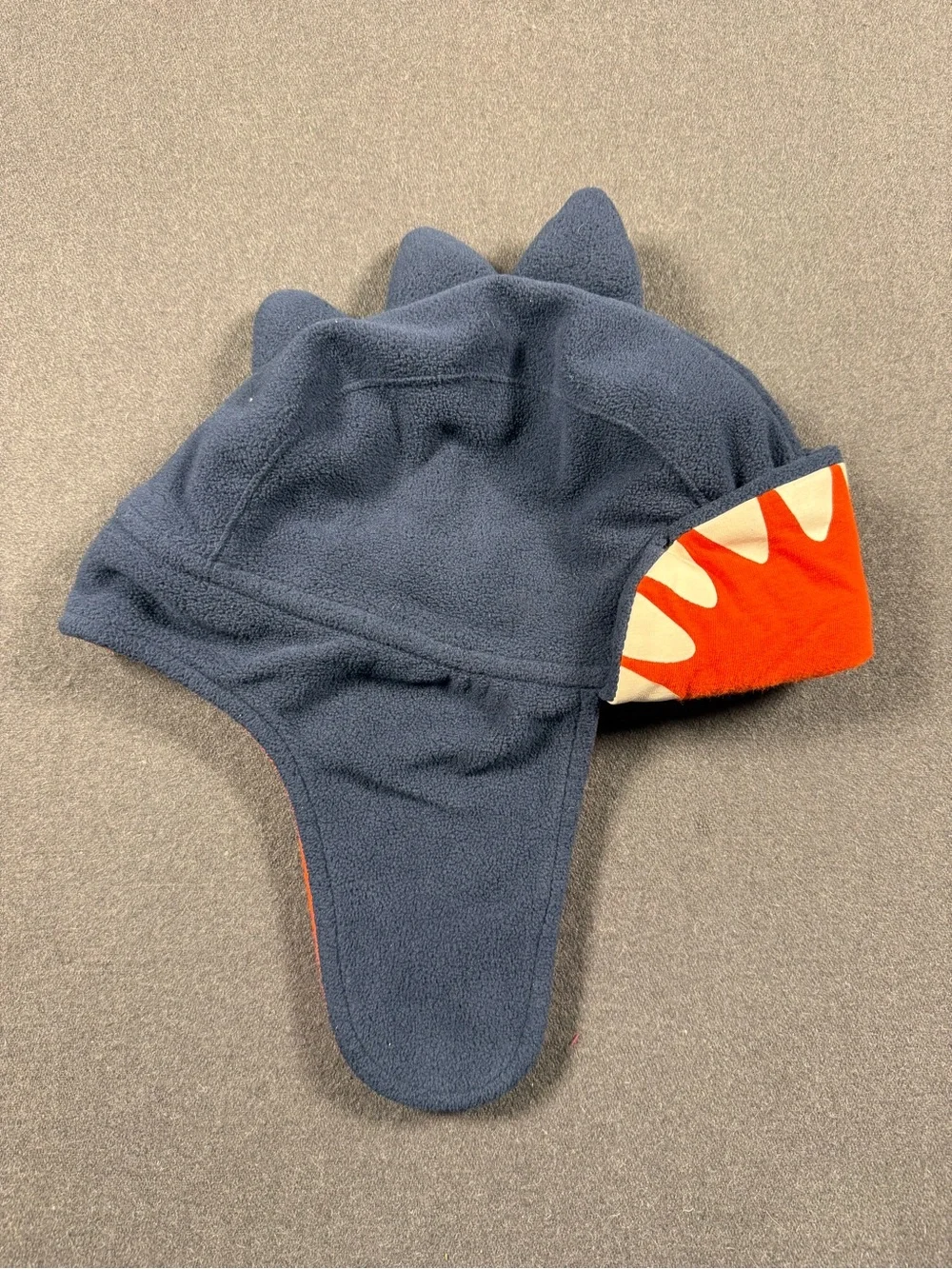 Monster/Dino/Critter Novelty Winter Trapper hat, Earflap, 3D Fin